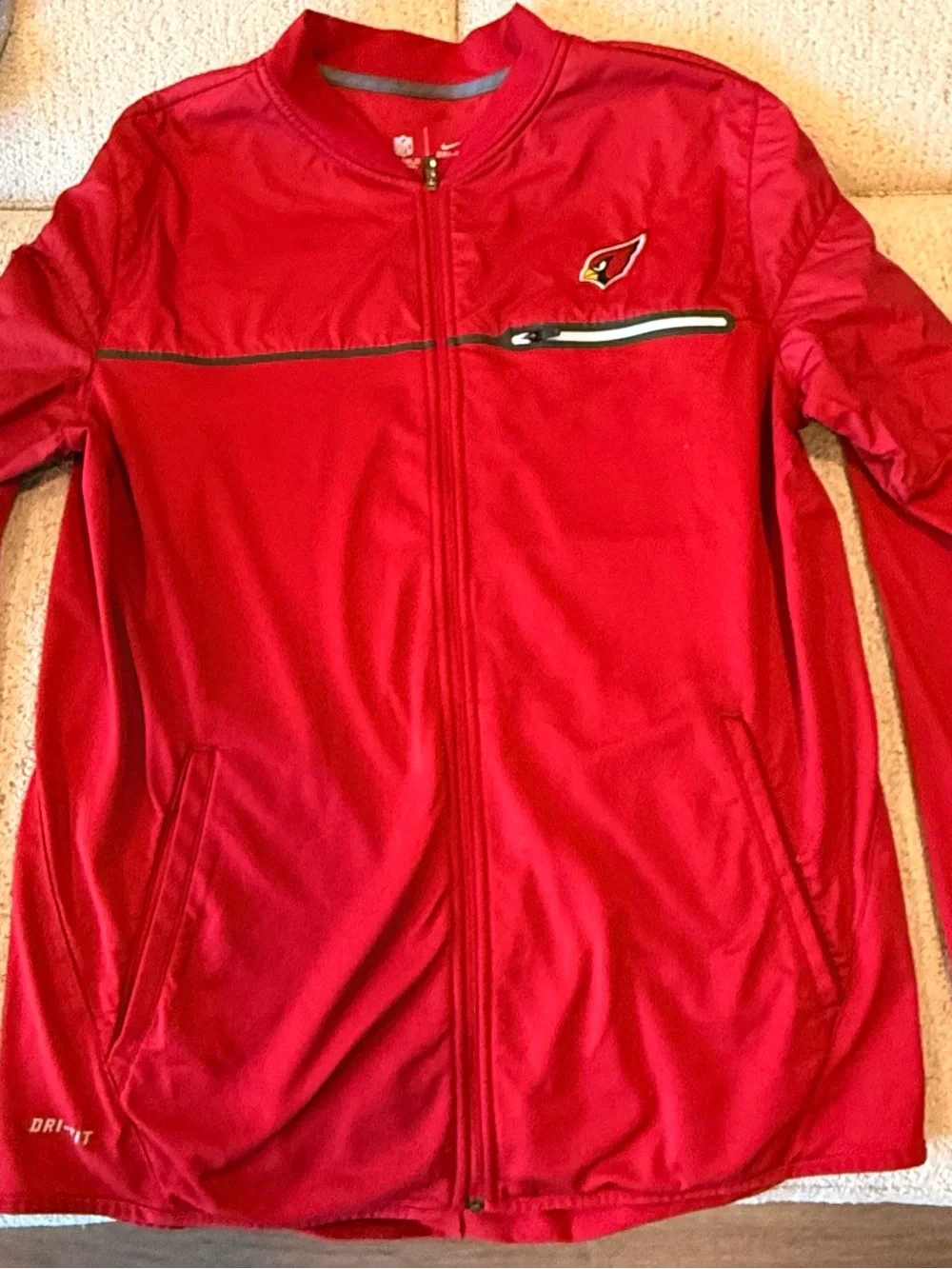 Arizona Cardinals Red Full‑Zip Jacket - Picture 2 of 4